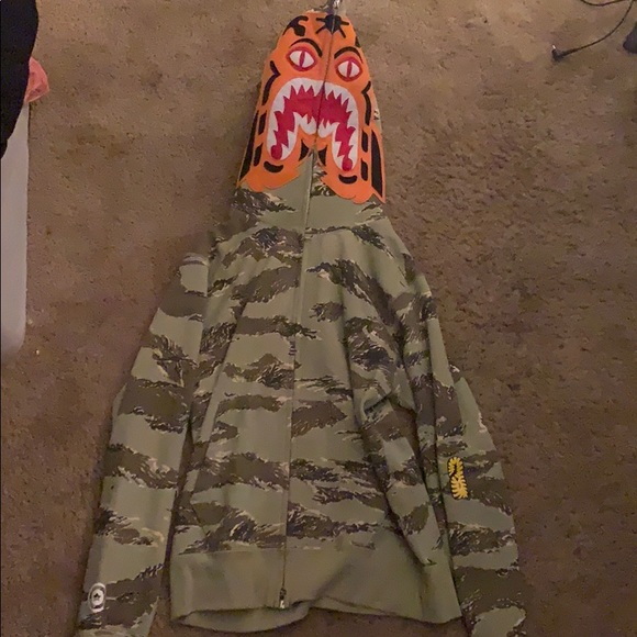 Tiger bape hoodie